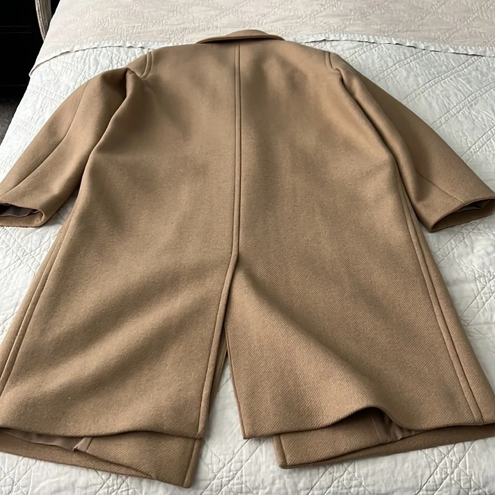 Everlane Double-Breasted Camel Coat